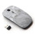 Graphic4You Light Grey Marble Pattern Stone Design Ergonomic Wireless Mouse with Nano Receiver