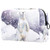 Women Makeup Bag,Cosmetic Storage Bag Winter Snow Animal Polar Bear for Travel,Cosmetics Organizer