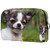 Women Makeup Bag,Cosmetic Storage Bag chihuahua dog puppy cute for Travel,Cosmetics Organizer