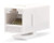 ConnectOne RJ45 CAT6 Keystone Coupler Insert, Inline Female to Female Keystone Coupler Compatible with CAT6 CAT5e and CAT5 Ethernet Cables, White -1 Pack-