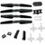 Yoton Accessories Spare Parts Propeller Clip Blades Clip Clamp Landing Skid Geas for E58 WiFi FPV RC Drone Quadcopter E58 Accessories - -Color: D-GearLandingBlade-