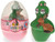 Plastoy - Preschool Barbapapa Capsule Figure Display - Barbalala And Rabbit