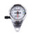 Motorcycle Speedometer, 1pc Universal Motorcycle Odometer Speedometer Gauge Signal Dual Digital Display KM/H -sliver-