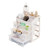 Cosmetic Makeup Home Organizer Plastic Storage Box with 3 Drawers Lipsticks Holder Desktop Sundry Storage Case