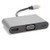 5-in-1 Type-C Hub, Multi-Function USB Splitter Docking Station, Type-C to HDMI plusVGA plusAudio plusUSB plusPD Adapter Converter