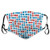 Women Men Boys Girls Dustproof Circular And Squared Various Two Colored Geometric Forms With Modern Display,Half Face Mouth Mask Breathable Mouth Muffle For,Travel,Outdoor,S