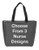 Personalized Monogram Tote Bag Nurse Doctor Appreciation Heart Stethoscope Initials Gift RN LPN CAN -Design 3/Dark CharcoaL-