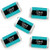 Big Dot of Happiness Teal Grad - Best is Yet to Come - Mini Candy Bar Wrapper Stickers - 2021 Turquoise Graduation Party Small Favors - 40 Count