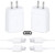 USB C Charger, 2-Pack PD 25W Fast Wall Charger and 5Ft Type C to Type C Fast Charging Cable for Samsung S21/S21 Plus/S21 Ultra/S20/S20 plus/S20 Ultra/Note 20 Ultra/Note 10 Plus/S10/S10e/S9/S8 - White
