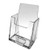 Source One Premium Vertical Clear Business Card Holder, Slant Back (10 Pack)