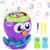 VATOS Kids Bubble Machine Toy for Toddlers with 1000+ Bubbles per Minute, Octopus Automatic Bubble Blower Maker for Party/Wedding | with 2 Extra Bubble Wands and Bubble Solution (2 x 4fl oz)