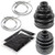 Caltric Compatible with Front Axle Inner and Outer CV Boot Kit Kawasaki Prairie 400 KVF400 4X4 1997-2002