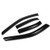 Replacement for Altima L30 4DR 4pcs Tape-On Window Visor Deflector Rain Guard