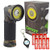 NEBO Cryket Camo LED Work Light Flashlight Spotlight with 8 Nebo AAA Batteries and Lumintrail Keychain Light