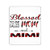 Blessed to Be Called Mom and Mimi Mouse Pad Non-Slip Mouse Mat for Computers Laptop,Game Players, Office, Study