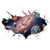 3D Outer Space Planets Wall Floor Stickers for Kids Room Boy's Bedroom Ceiling Living Room Wall Decoration Home Wall Decals