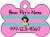 Jasmine Dog Tag Pet Id Tag Personalized w/ Name  and  Number