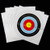 e5e10 60 cm / 24inch Bullseye Archery and Gun Targets Paper Practice Shooting Sheet Paper by Longbow Paper Targets, 10 Pcs