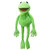 Kermit Frog Puppet, The Muppets Show, Soft Hand Frog Stuffed Plush Toy with 50 Pcs Kermit Frog Stickers, Gift Ideas for Boys and Girls- 27 Inches