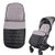 Xifamniy Universal Baby Thicken Stroller Footmuff Bunting Sleeping Bag to Protect Baby from Winter Cold Weather in Pushchair, Pram, Car Seats Black