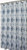 Stall Shower Curtain for Bathroom Water Repellent Fabric Mildew Resistant Washable Cloth (Hotel Quality, Eco Friendly, Heavy Weight Hem) with White Plastic Hooks (48" x 72", Blue White Paisley)