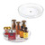 iDesign Linus Turntable, Kitchen Pantry or Countertop Organization, 9" Inch, Clear, 2 Count
