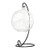 KSFBHC Creative Clear Glass Ball Vase Micro Landscape Air Plant Terrarium Succulent Hanging Flowerpot Container -Size : Medium-