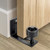 Furniware Sliding Barn Door Floor Guide, Bottom Adjustable Roller, Flush Design Bottom Flat Barn Door Floor Guide Stay Roller -Black-