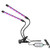 LED Grow Lights for Indoor Plants IR  and  UV Grow Lights for Indoor Plants with Timer Full Spectrum Growing Lamps for Seedlings with 360 Adjustable Gooseneck  and  Desk Clip On