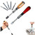 LPDM Push Pull Ratchet Screwdriver, Portable Multi-Purpose Screwdriver, 260mm Adjustable Repair Tool, Push-on Design with 5 Pcs High- Strength Magnetic Bits -2PC-