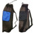 101SNORKEL 2 PACK Mesh Drawstring Snorkel Bag with 1 Black & 1 Blue Zip Pocket