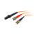 StarTech.com 3-Meter Multimode 62.5/125 Duplex Fiber Patch Cable MTRJ - ST (FIBMTST3)