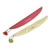 uxcell Straight Ruler 15cm Metric Plastic Measuring Tool with Hanging Hold Random Style 2pcs