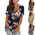 Summer Women V Neck Tshirt Tops Casual Loose Fit Trendy Floral Tunic Tees Lady Sexy Short Sleeve Comfy Workout Blouses