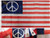 Trade Winds USA Peace Sign Solid 3x5 3'x5' Rough Tex 100 percent Dura-Last Nylon 150D Embroidered Flag Banner with 2 Clips Trade Winds USA Peace Sign Solid 3x5 3'x5' Rough Tex 100 percent Dura-Last Nylon 150D Embroidered Flag Banner with 2 Clips
