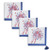 Sur La Table Fireworks Cocktail Napkins, Set of 4