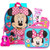 Disney Minnie Mouse Backpack with Lunch Box for Girls - 5 Pc Bundle With Large 16" Minnie Mouse Bag, Insulated Lunch Bag, Stickers, and More -Minnie School Supplies-