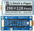 Waveshare 2.9inch E-Paper Display Module for Raspberry Pi Pico, Black White Two-Color 296x128 Pixel E-Paper Screen LCD SPI Interface Support Partial Refresh Wide Viewing Angle, Paper-Like Effect