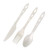 Earth's Natural Alternative Compostable Cutlery Sets (100 Count), White