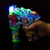 Fun Central 3 Packs - LED Light Up Transparent Bubble Blaster - Bubble Gun Blower for Kids with 3 Refill Bottles