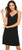 WiWi Women's Bamboo Nightgowns Sexy Camisole Sleepwear V Neck Nightshirt Plus Size Chemise Full Slip for Under Dress S-4X, Black, Medium