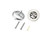 Bathtub Drain with Strainer Tub Drain Kit Trip Lever Trim Set Overflow, Face Plate and Screw -Polished Chrome-