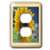 3dRose lsp-12320-6 Framed Giant Sunflower 2 Plug Outlet Cover