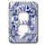 3dRose -lsp-262242-6- 2 Plug Outlet Cover Willow Pattern Detail in Blue and White