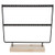 44 Holes Jewelry Stand Wood Base Metal Jewelry Holder Display Stand Dangle Earrings Organizer Hanging Necklaces Holder