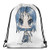 Cute Aquarius Chibi Zodiac Drawstring Bag Sports Fitness Bag Travel Bag Gift Bag