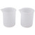 Silicone Measuring Mixing Cups 100ml for Resin Glue Tools Cup Making Handmade Craft - 2Pcs