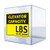 Decal Stickers Elevator Capacity- Lbs. Do Not Exceed 14 X 10,6