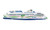 siku 1728 Super Tallink Megastar Ferry, White/Blue/Green
