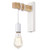 Indoor Wall Sconce Light White Wall Lamp Wood Sconces Wall Lighting Vintage 1 Light Wall Light Fixtures Rustic Farmhouse Wall Sconce Industrial Wall Mount Light Fixture